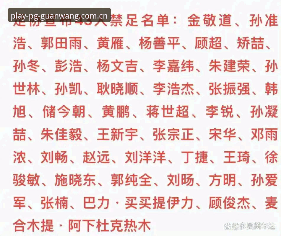 PG安卓下载手机版 中国足协第三批禁足名单深度评测:从PG官方入口看行业整顿的冷思考